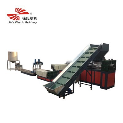 Trīspakāpju plastmasas granulēšanas mašīna